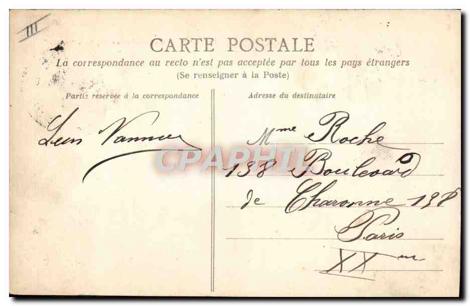 Le Havre — La sortie de la "Savoie" — E.B.Z. 61 — Verso