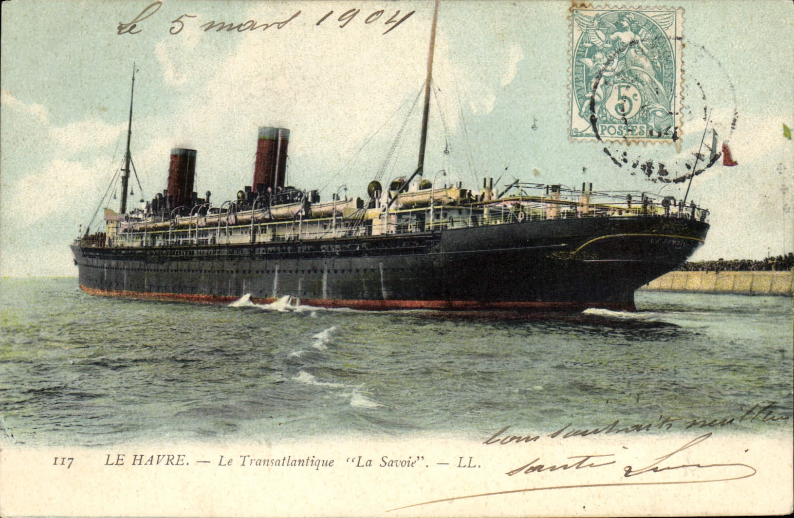 Le Havre — Le Transatlantique 'La Savoie' — LL. — n°117