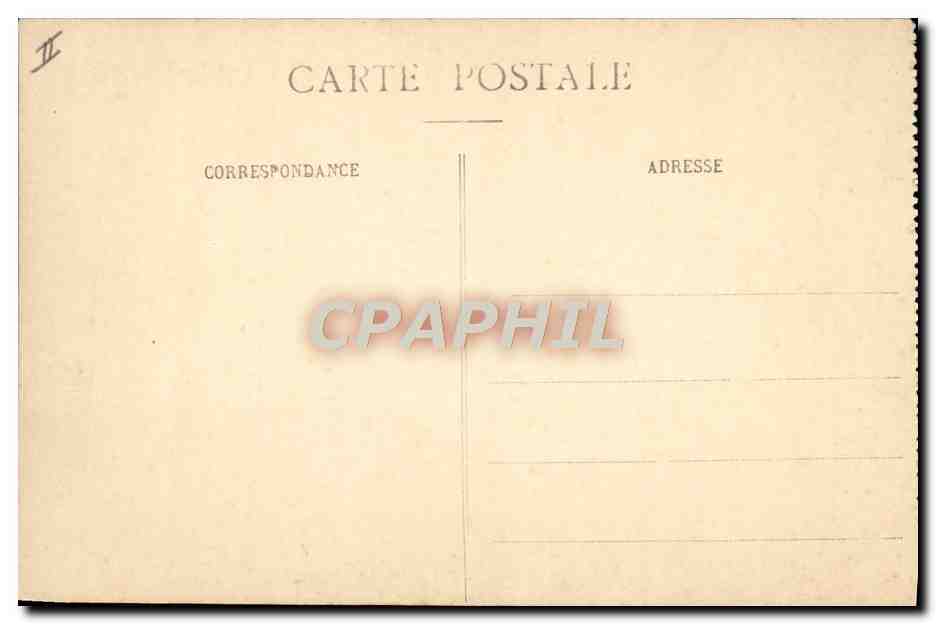 Le Havre — Sortie du Transatlantique La Savoie — C.V. n°2069 — Verso