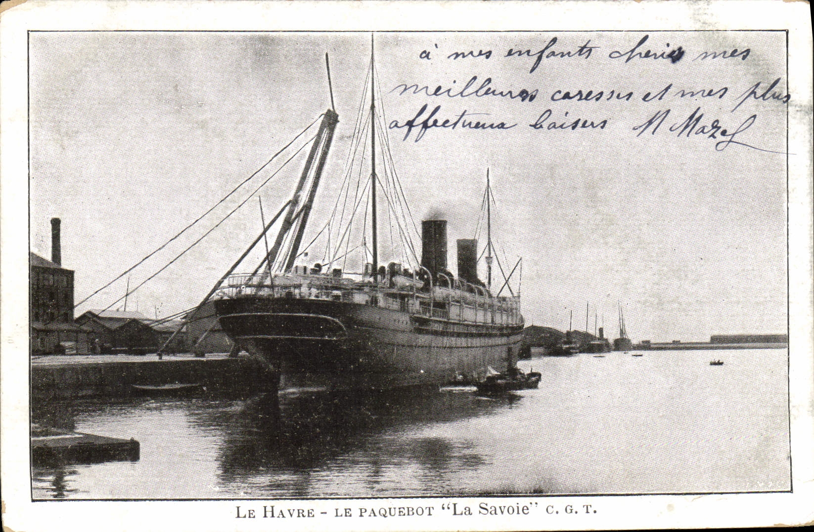 Le Havre — Le paquebot "La Savoie" — C.G.T.