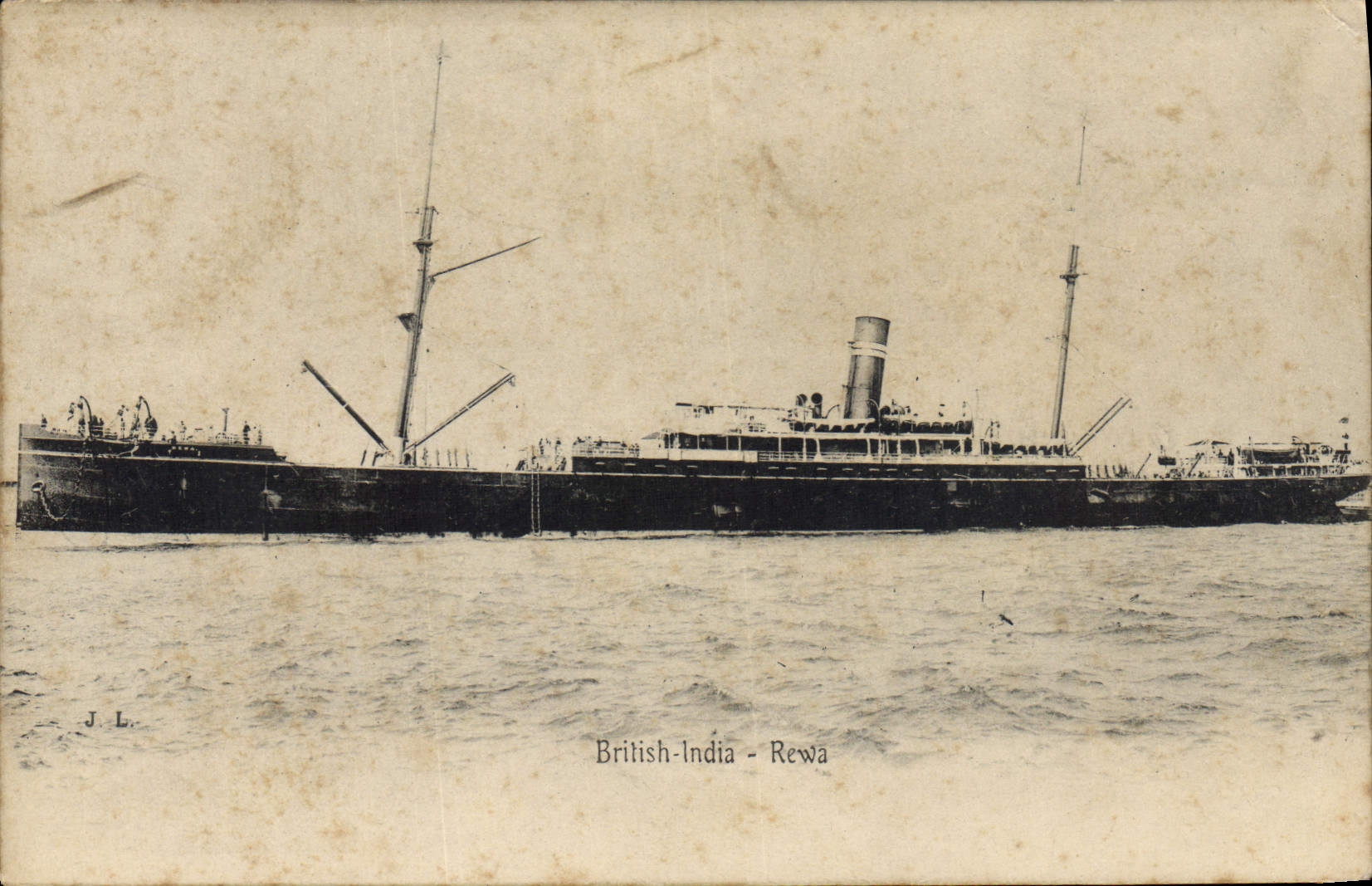 CPA Bateau Paquebot British India Rewa