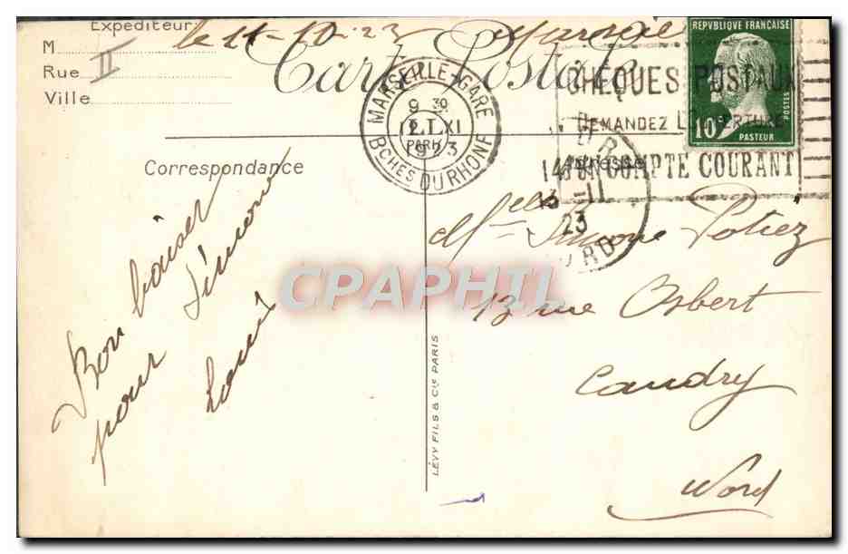 Paquebot « Savoie », un coup de tangage — LL — Verso