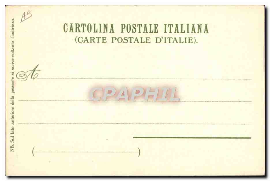 CPA Illustrateur Alassio  — Rückseite