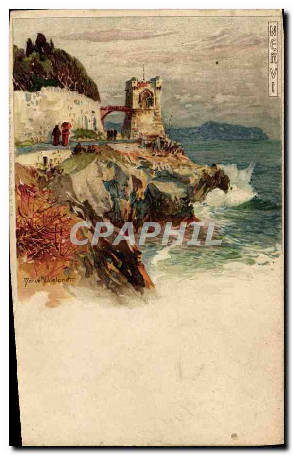 CPA Illustrateur Nervi 