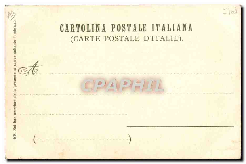 CPA Illustrateur Sestri Ponente — Rückseite