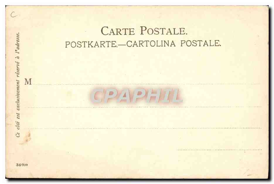 Cannes — Le Port — Schmidt & Cie, Nuremberg, n° 4450 — Verso