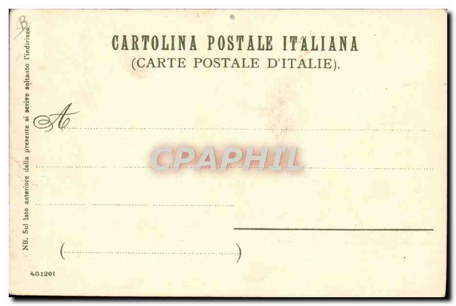 CPA Illustrateur Sta Caterina del Sasso — Rückseite