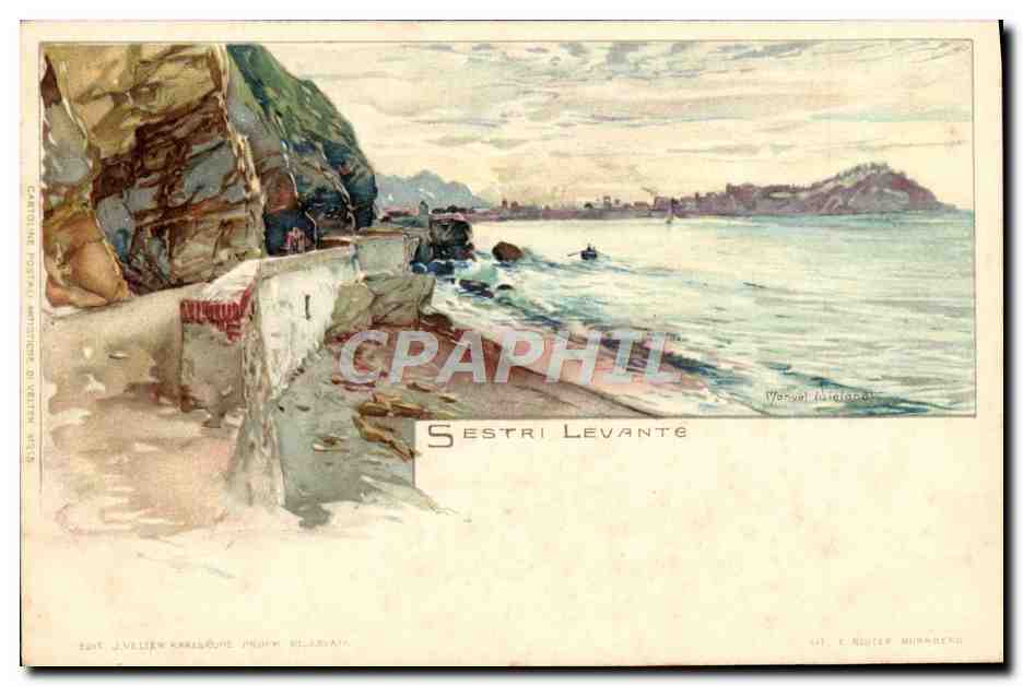 CPA Illustrateur Sestri Levante 