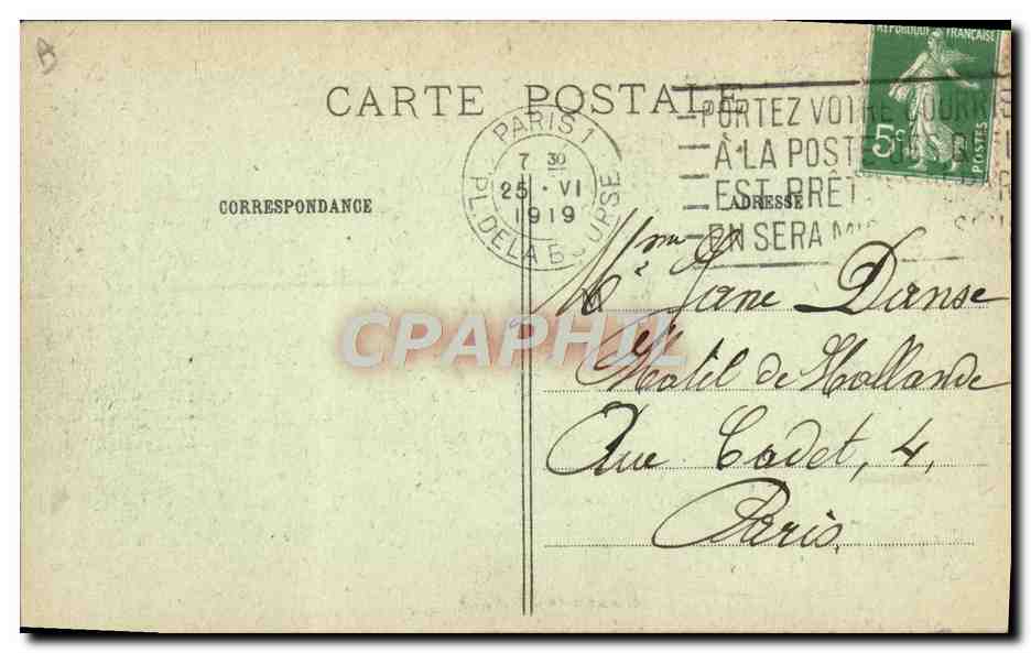 París - Desfile de las tropas del frente, 14 de julio de 1917 — Ph. M. D. d'après l'Illustration — Reverso