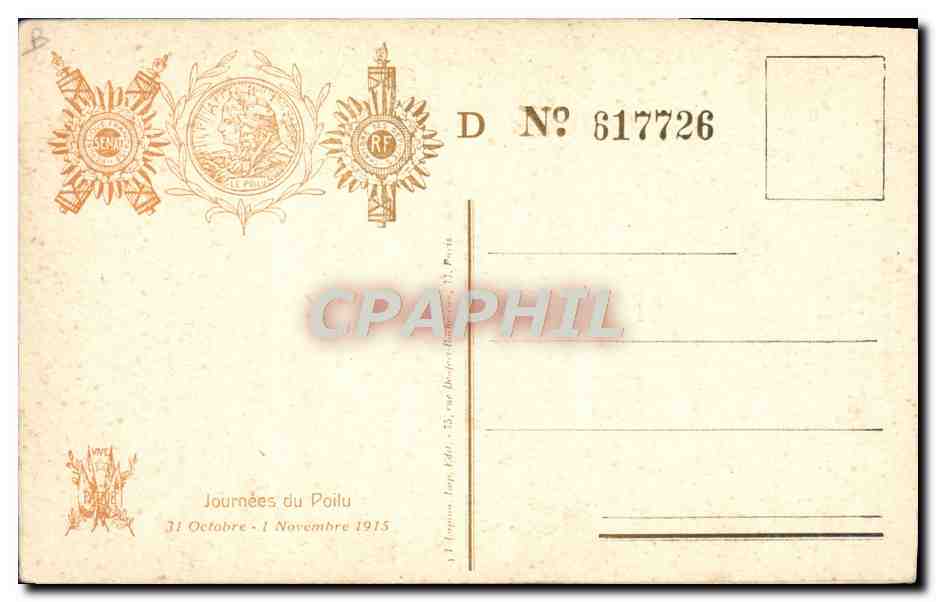CPA Militaria Les aigles noirs Chanson mrche  — Rückseite