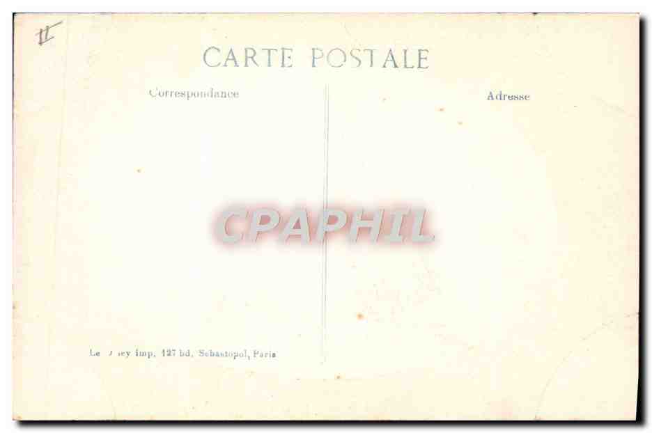 CPA Militaria En observation sur le champ de bataille de Waterloo — Rückseite