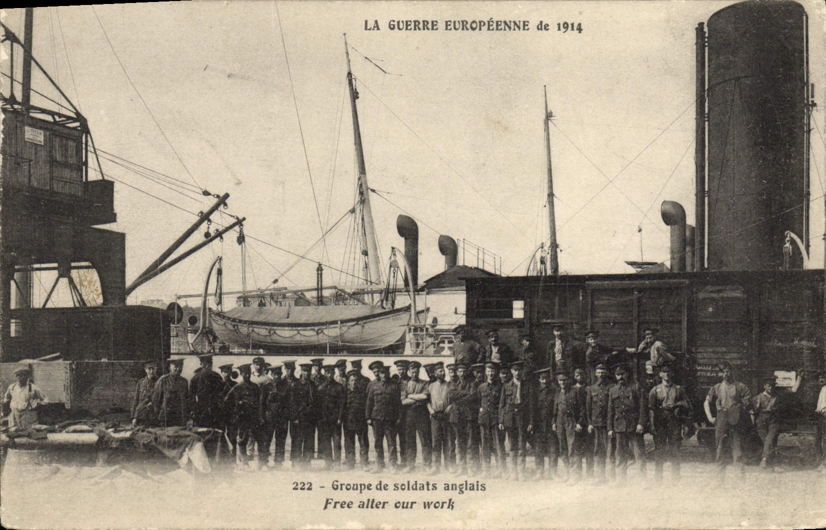 Grupo de soldados ingleses — Free after work — Arnaud-Nozais, Nautics, n°222