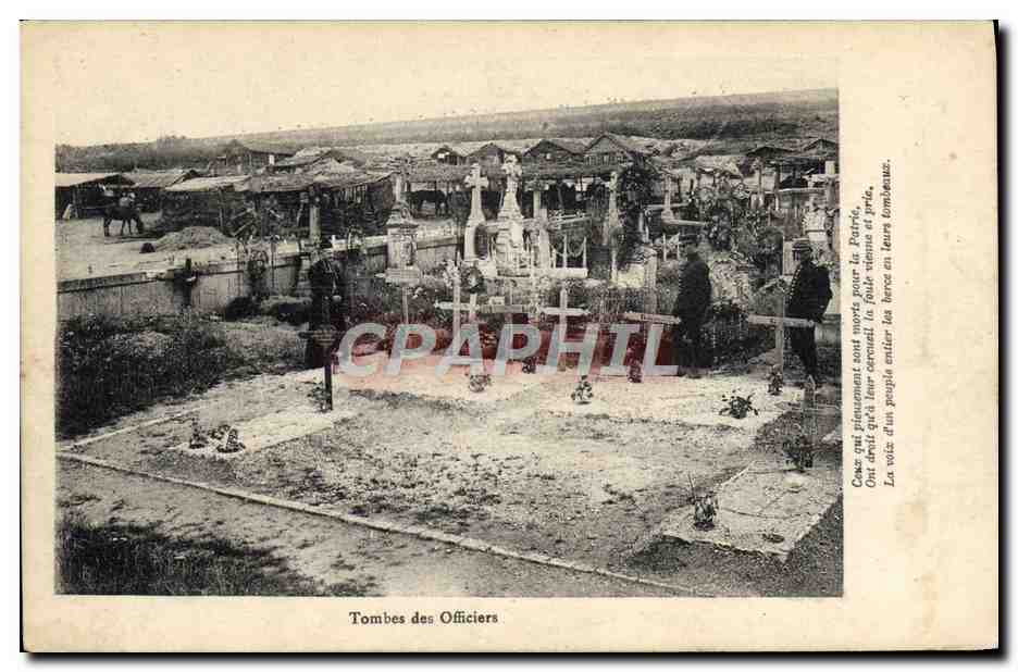 Tombes des Officiers — cimetière militaire — Nancy, A. 2657