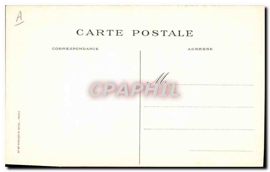 CPA Fantaisie Illustrateur Ligue Fraternelle des Enfants de France Paris — Rückseite