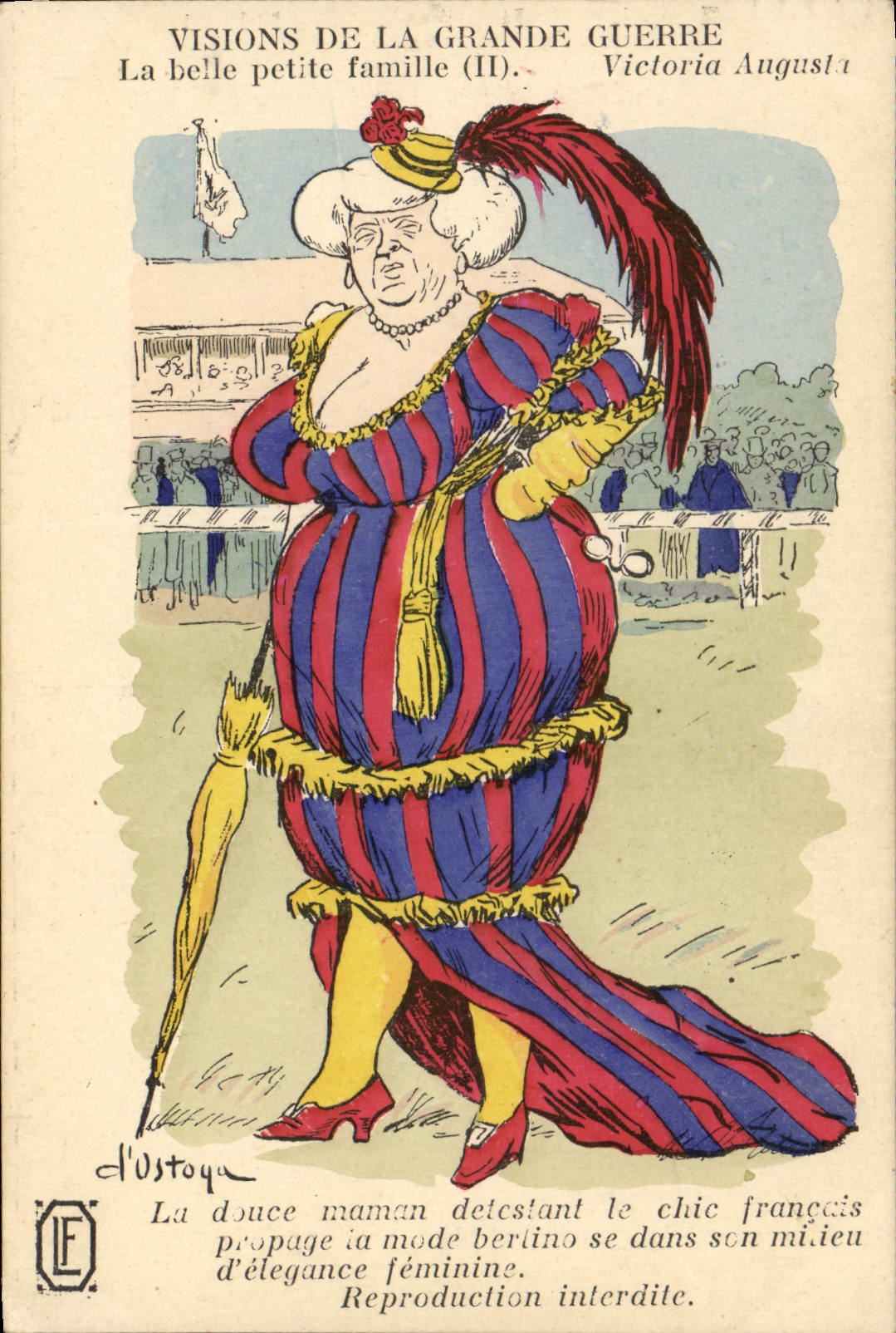 CPA Fantaisie Illustrateur Visions de la grande guerre Le belle petite famille 