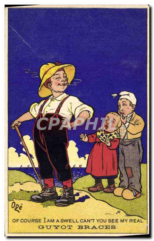 CPA Fantaisie Illustrateur Enfant Guyot Braces