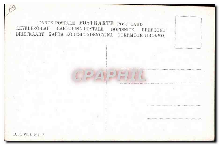 Big game — scène de chasse — B. K. W. 951-8 — Reverso