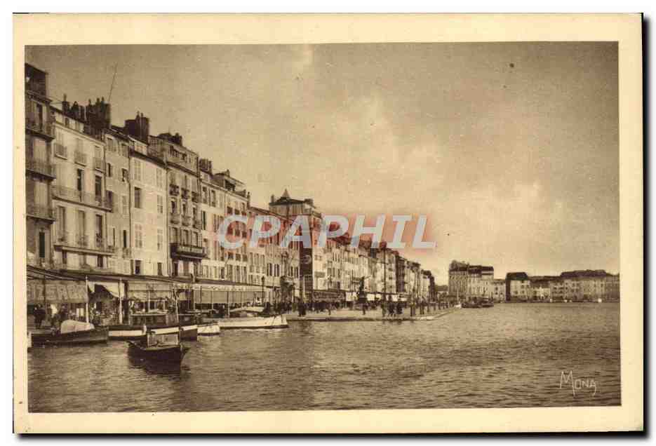 CPA Toulon La vieille darse d'Hneri IV et le quai Cronstadt