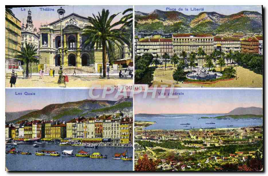 Toulon — Vue générale — Imprimerie d'Alboumagne
