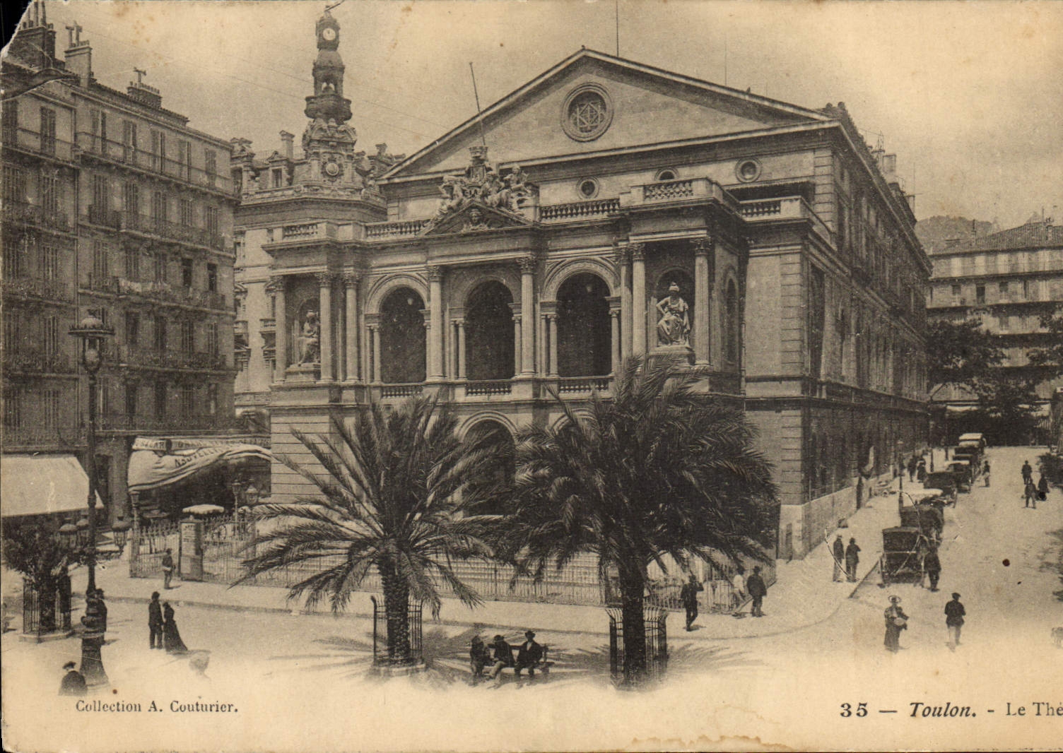 Toulon — Le Théâtre — Collection A. Couturier, n° 35