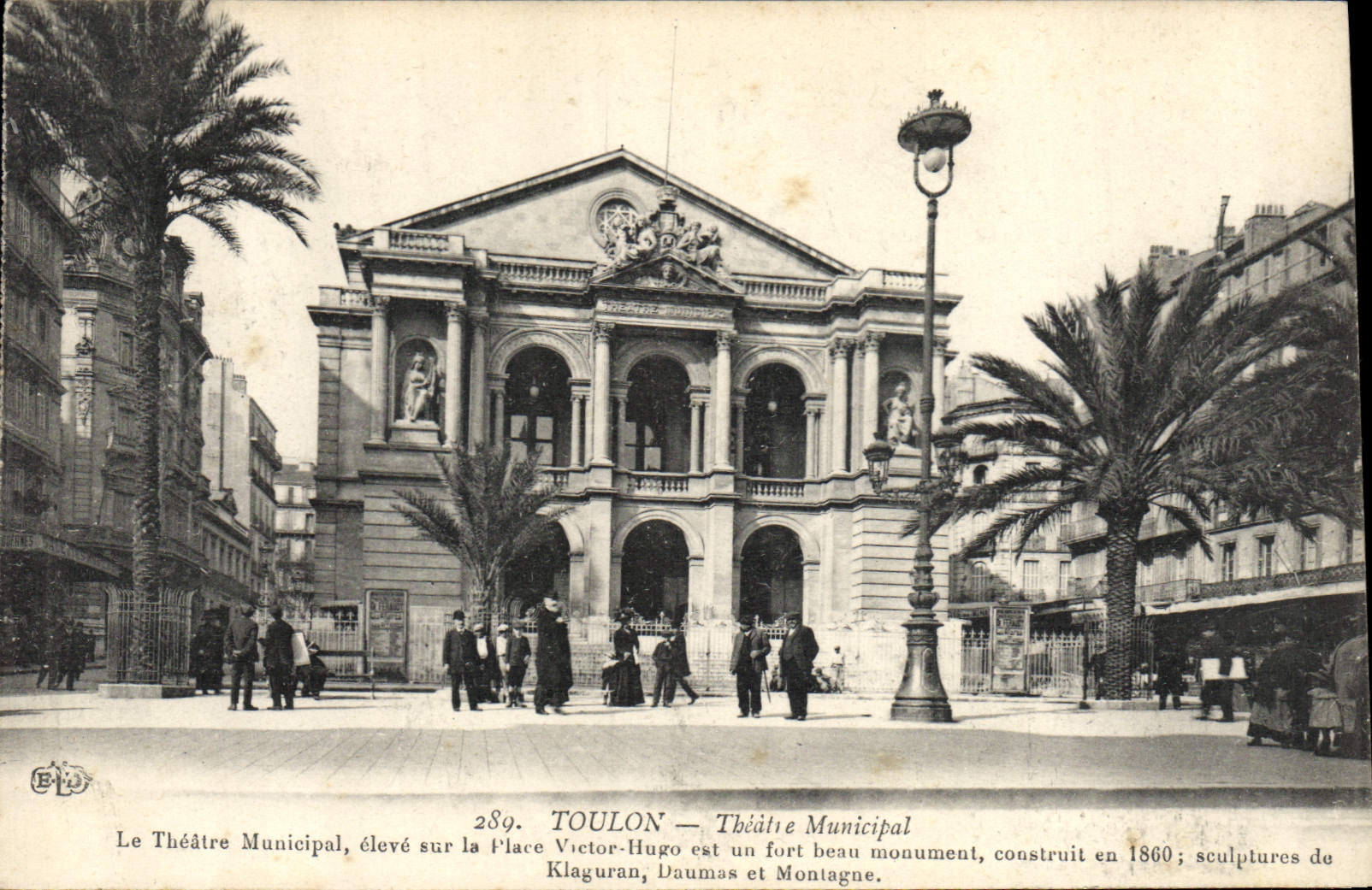 Toulon — Théâtre Municipal — éditeur E. P. n° 289