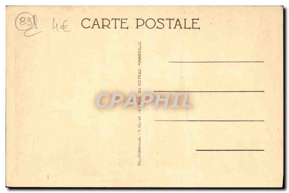 Toulon — Porte de l'Arsenal de la Marine Nationale — Éditeur Coteau, Marseille — Rückseite