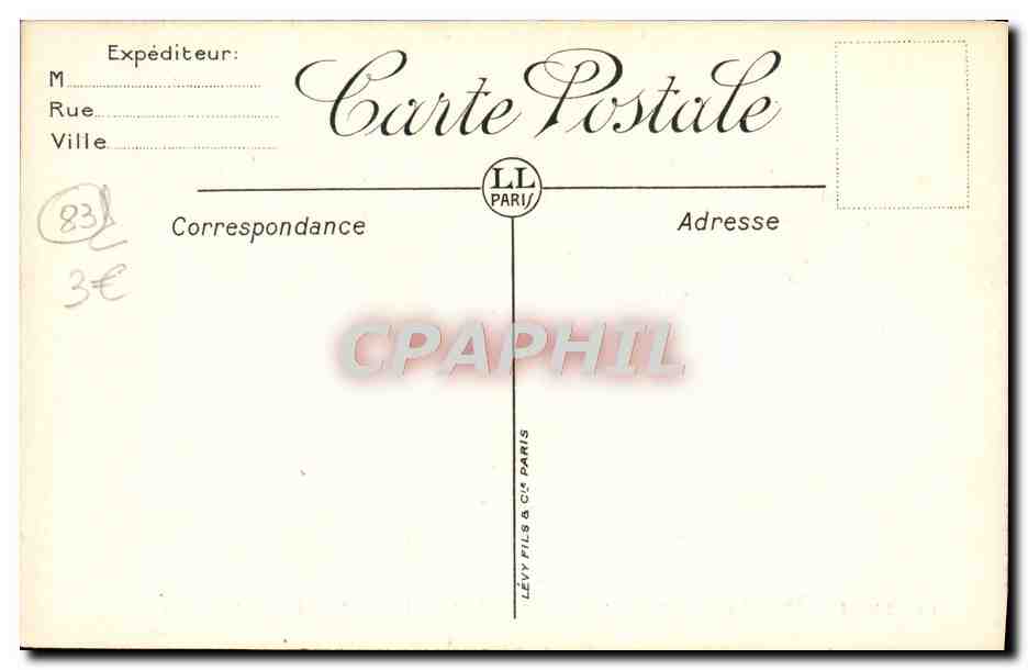Le Trayas — La Pointe de L'Esquillon vue de la Villa Tunisienne — LL — Reverso