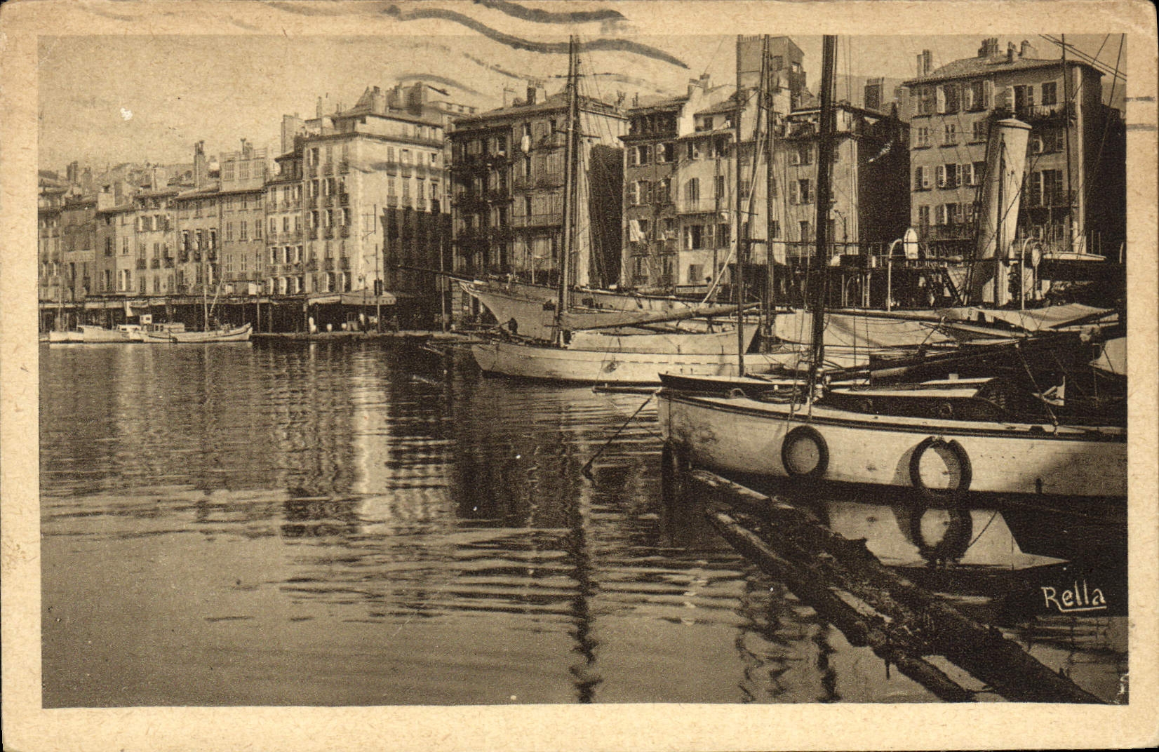 Toulon — Un coin de la Darse Viellie — Rella