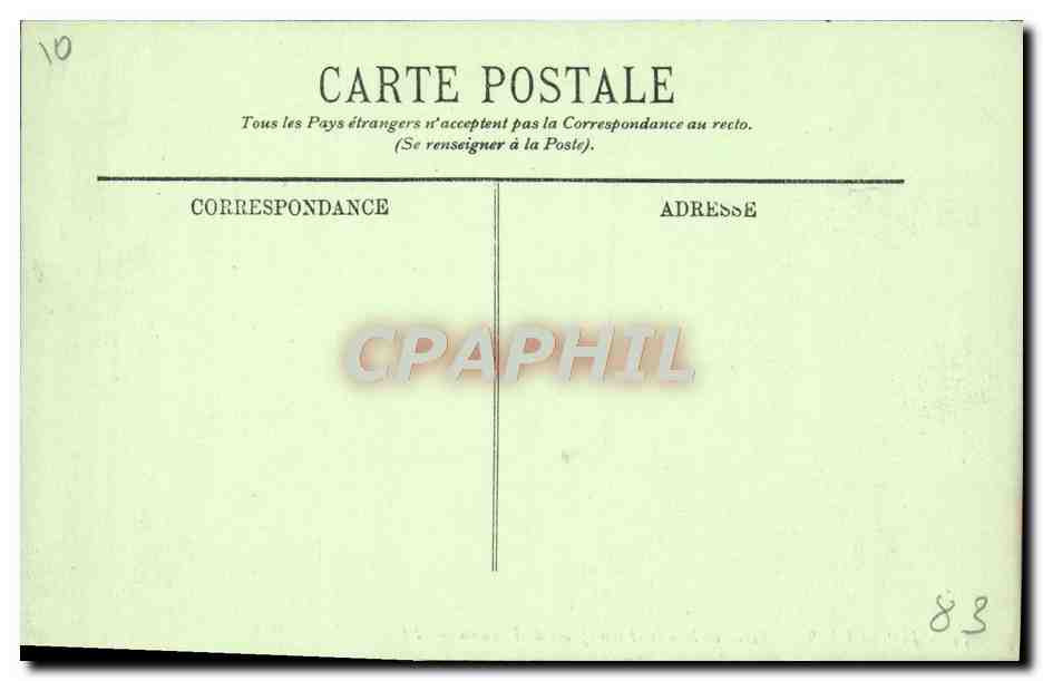 CPA Boulouris Bords de la mer et semaphore de Dramon  — Rückseite