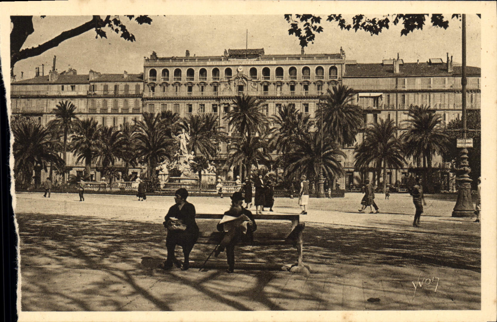 CPA Cote D'Azur Toulon Place De la Liberte