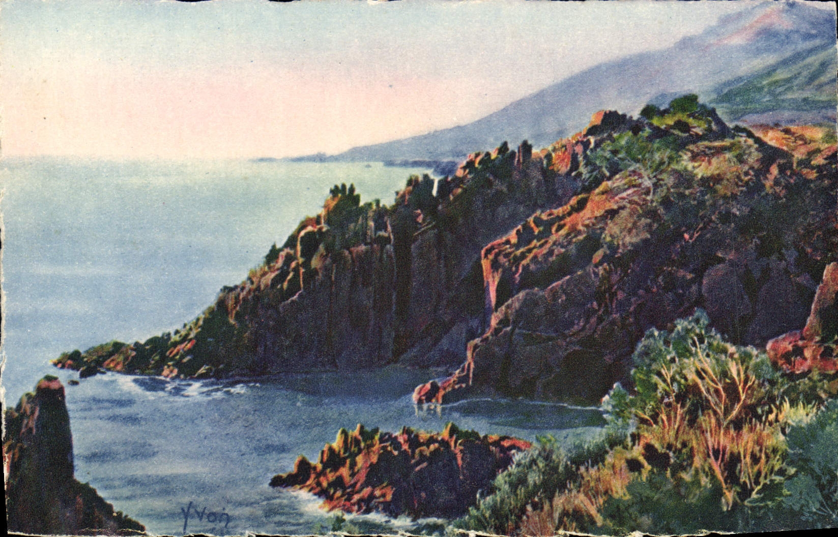 Les Rochers du Trayas — Côte d'Azur — Éditions d'Art Yvon, Paris