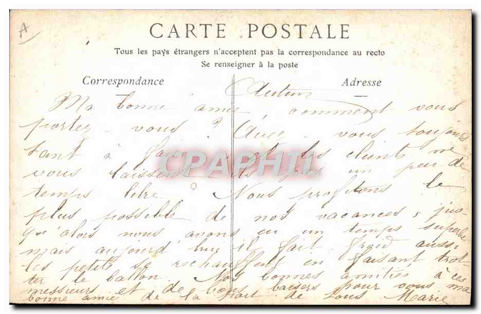 Cardinal PERRAUD, Évêque d'Autun — Membre de l'Académie Française — Cliché Pirou — Verso