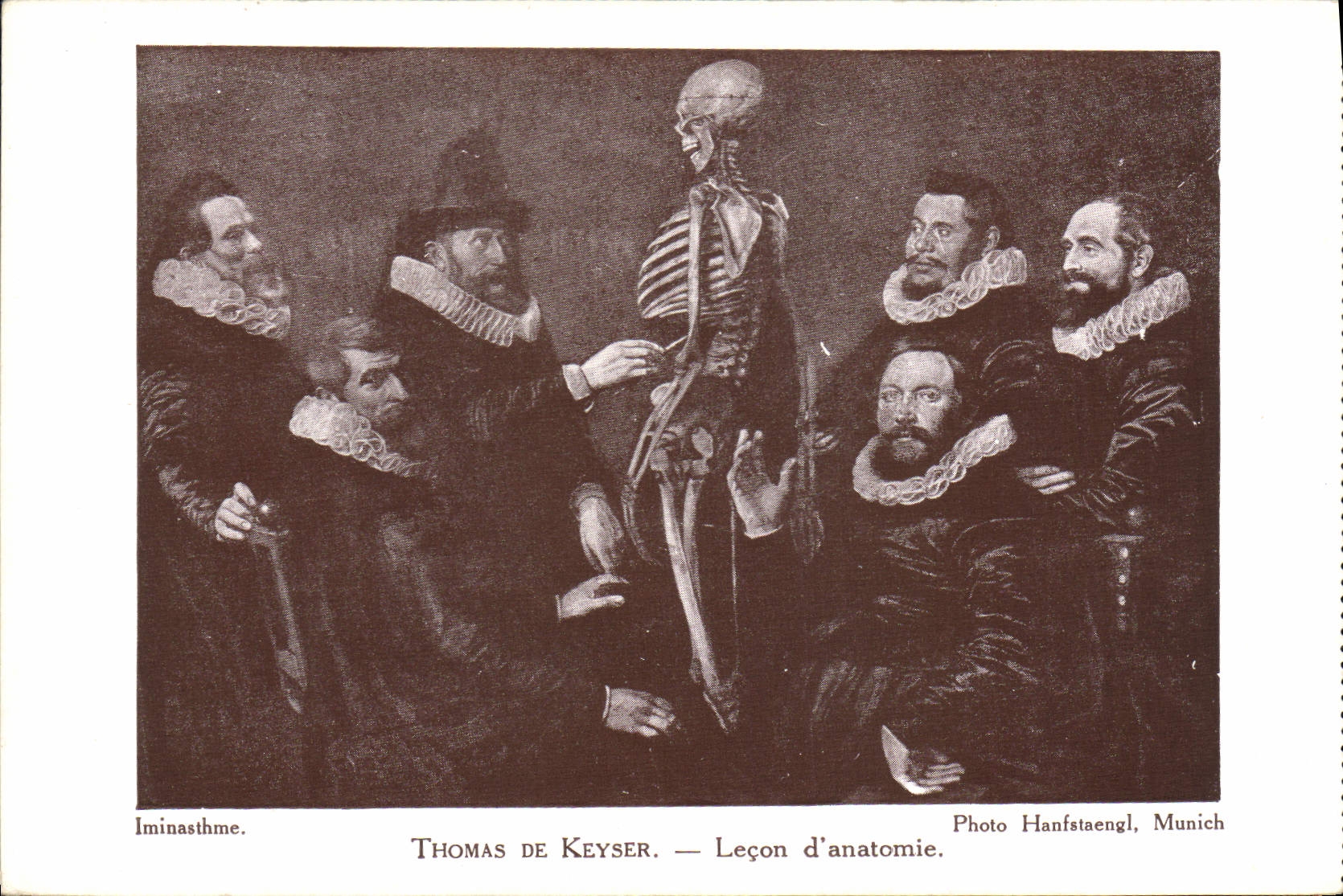 CPA Thomas de Keyser Lecon d'anatomie