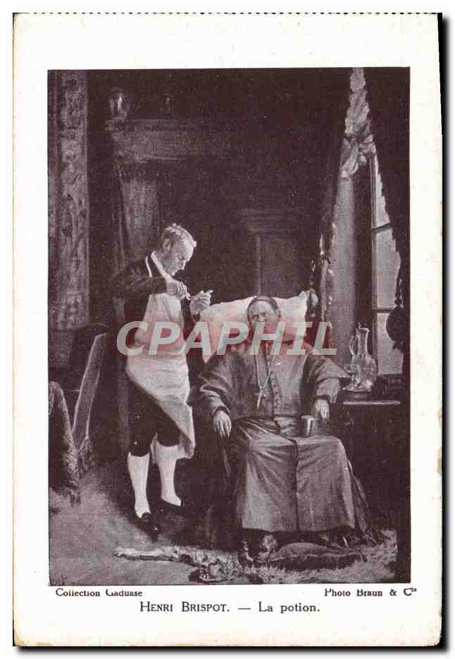 CPA Henri Brispot La potion