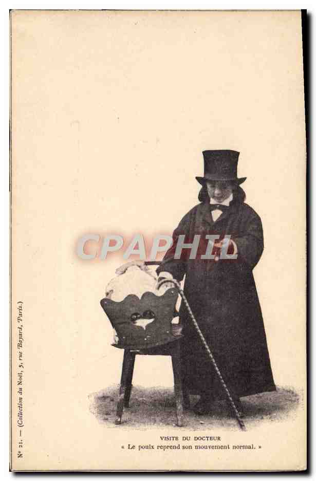 CPA Visite du docteur 