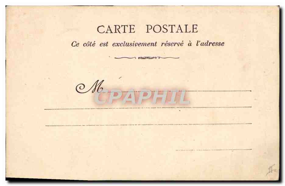 CPA Visite du docteur  — Rückseite
