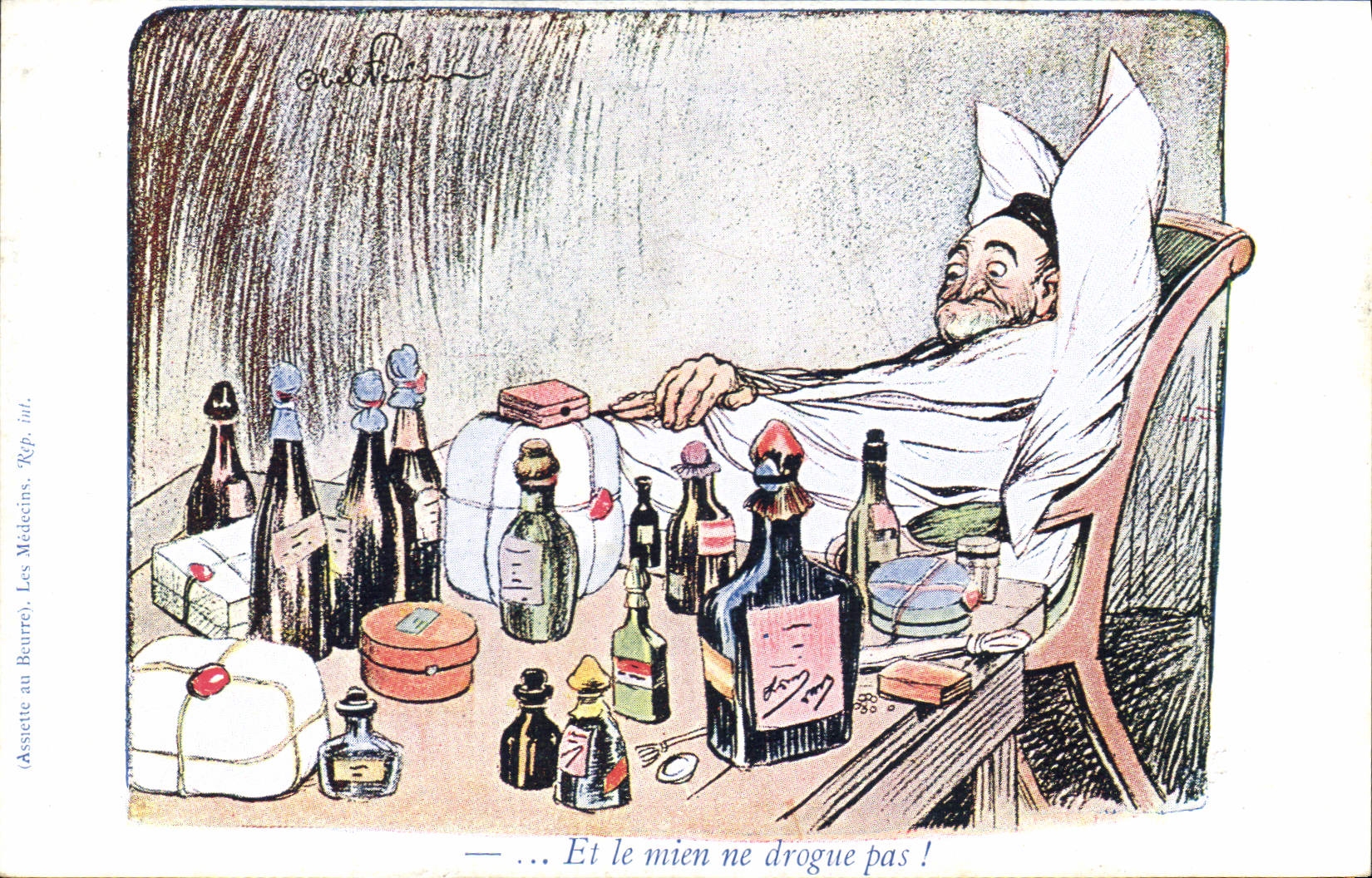 Assiette au Beurro — Les Médecins — Rép. int. — Éditeur : Assiette au Beurro