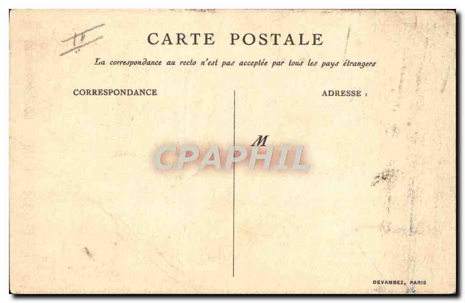 CPA La classe de plein air fortifie l'enfant debile  — Rückseite