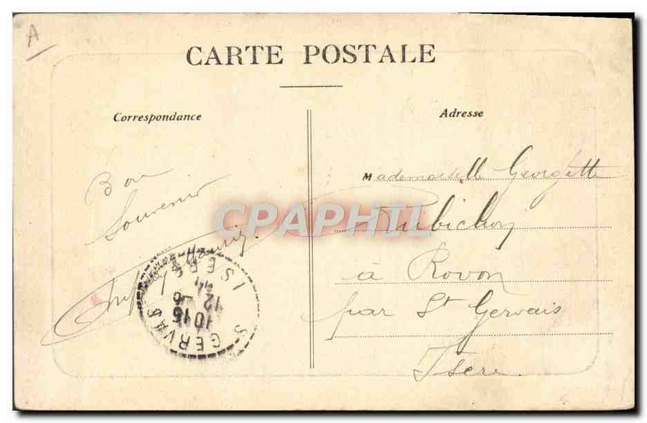 Le Havre — Sortie du Paquebot "La Savoie" — Éditeur non identifié — Verso