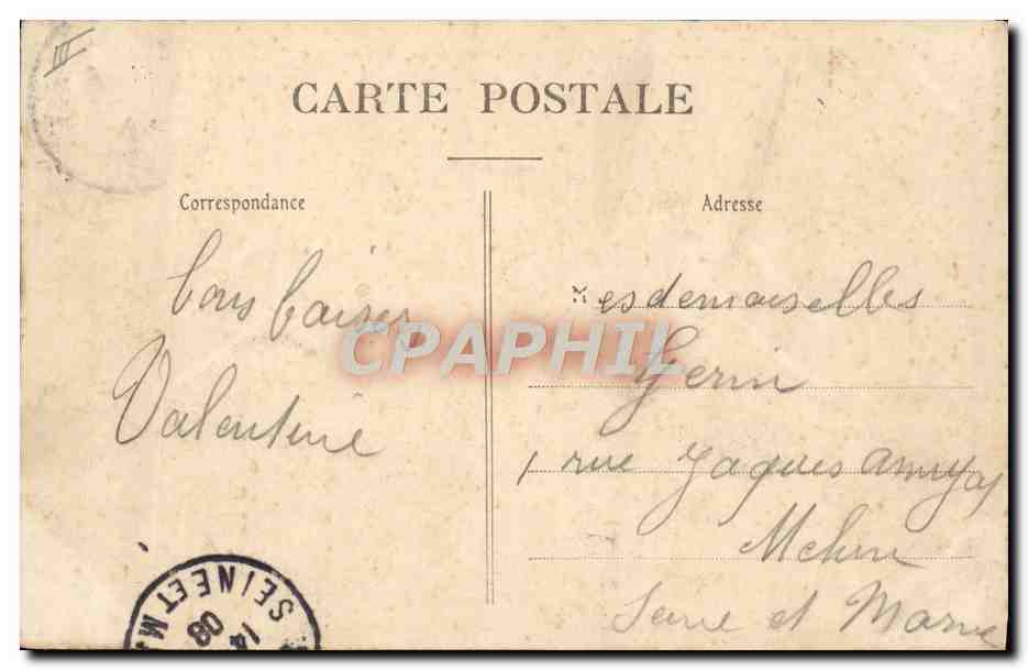 Le Havre — Paquebot Transatlantique « La Touraine », dans les Jetées — Verso