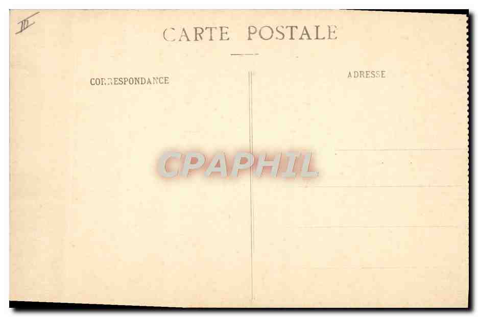 Le Transatlantique La Touraine — Le Havre — C.V. 2121 — Achterkant