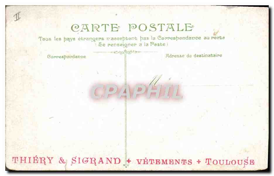 CPA Bateau Paquebot La Touraine — Verso