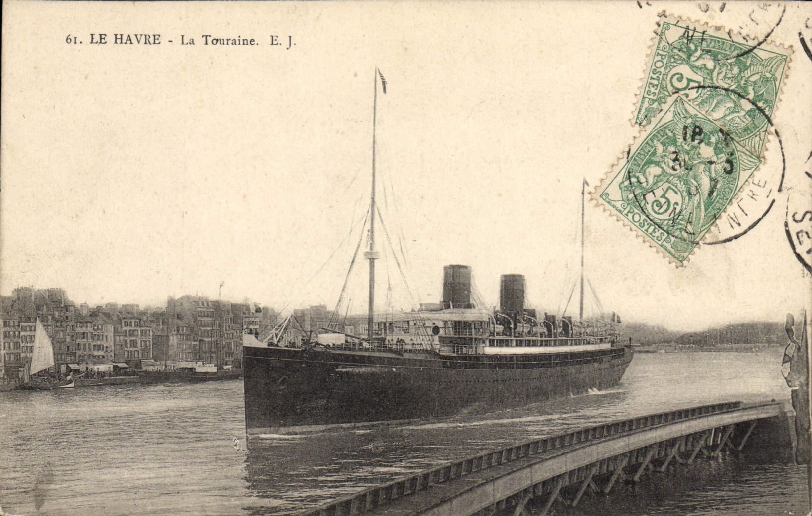 Le Havre - La Touraine — E.J. — n°61