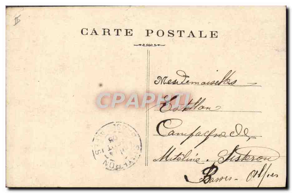CPA Prenom Marie Enfant Cygne — Rückseite