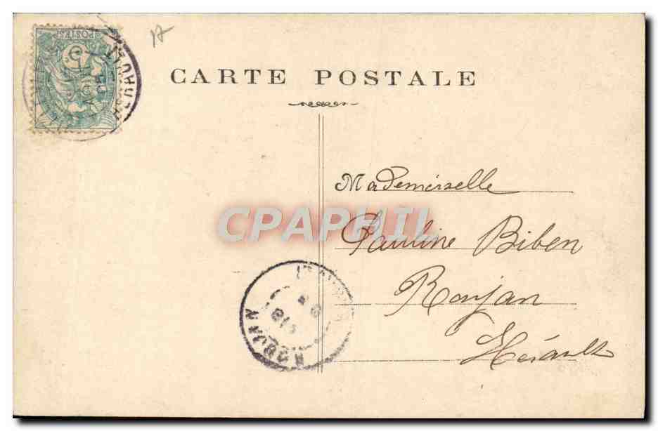 CPA Prenom Pauline Enfants — Rückseite