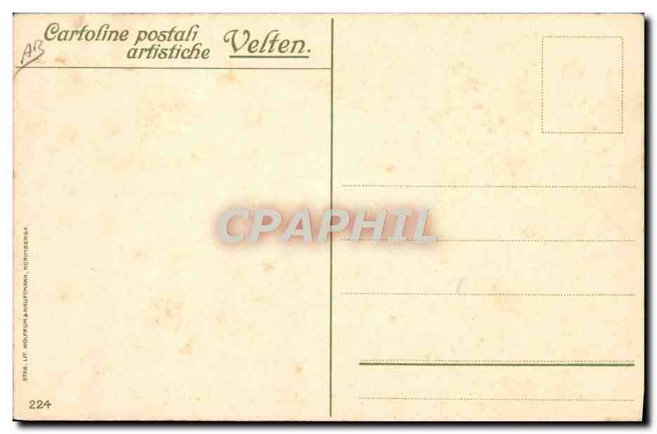 CPA Italie Illustrateur Ventimiglia — Verso