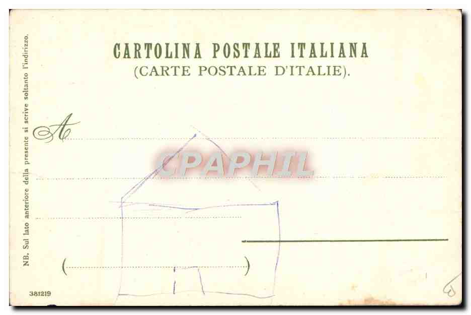 CPA Italie Illustrateur Venezia  — Verso