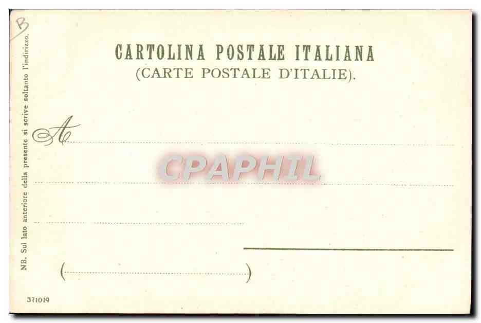 CPA Italie Illustrateur Nervi — Verso