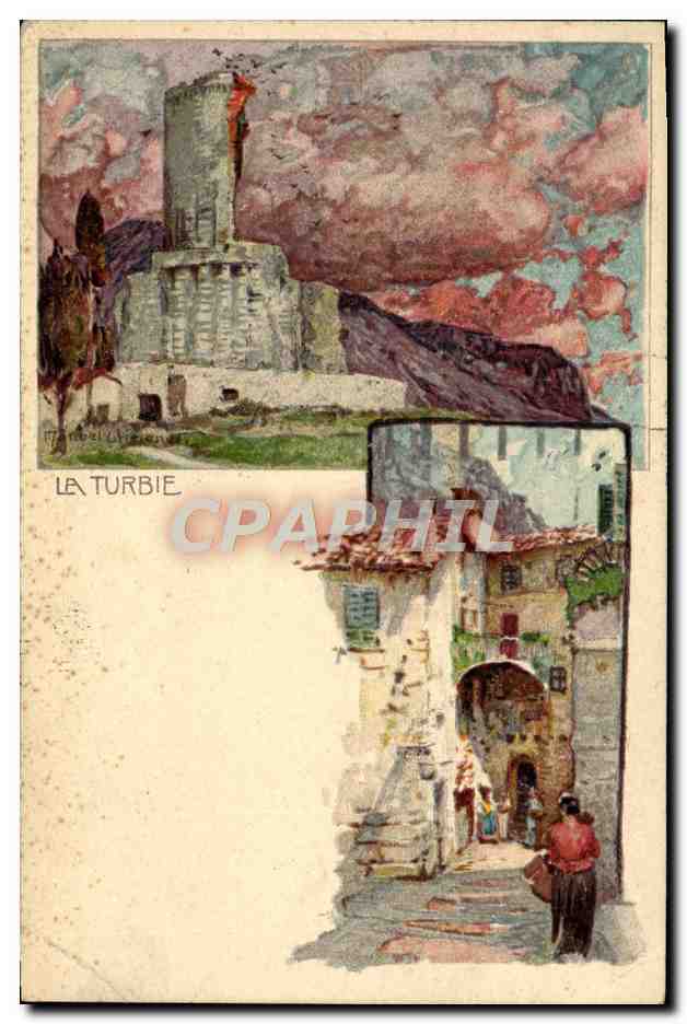 CPA Illustrateur La Turbie