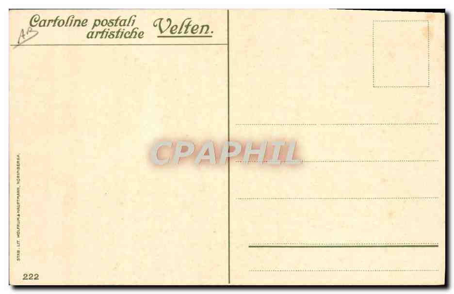CPA Italie Illustrateur Bordighera — Verso